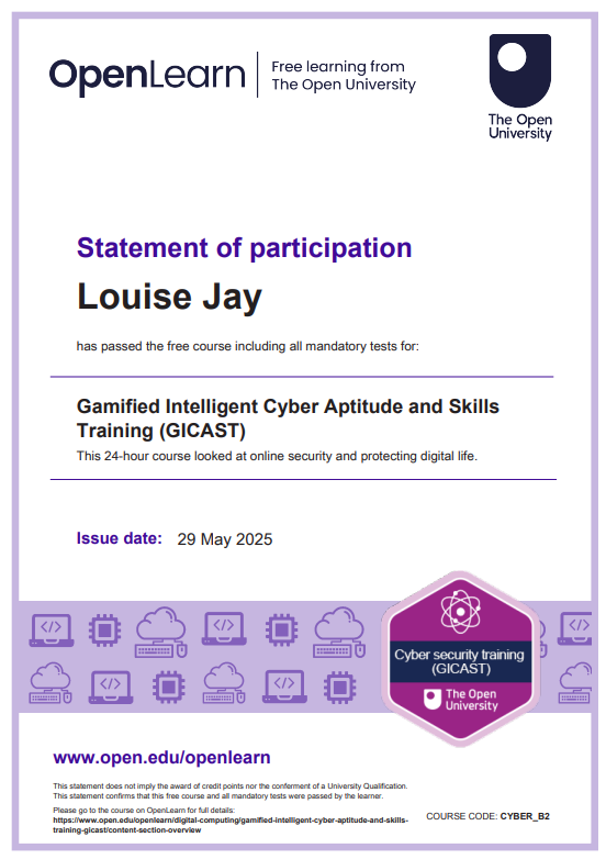 Certificate 1